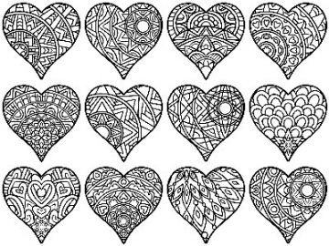 Formes : Cœurs (7) Formes Cœurs (7)