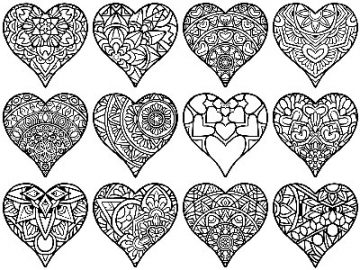 Formes : Cœurs (8) Formes Cœurs (8)