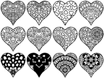 Formes : Cœurs (9) Formes Cœurs (9)