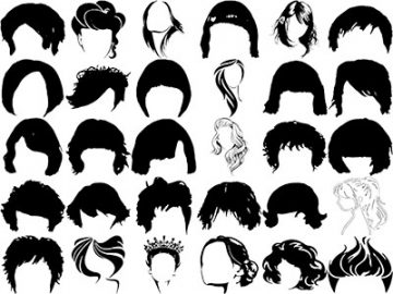 Formes : Coiffures femmes (9) Formes Coiffures femmes (9)