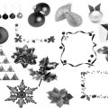 Pinceaux Déco Noël (01)