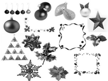 Pinceaux Déco Noël (01)