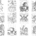 Formes Disney (13) - La belle et la bête
