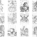 Formes Disney (14) - La belle et la bête