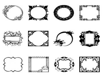 Formes : Encadrements (2) Formes Encadrement (2)