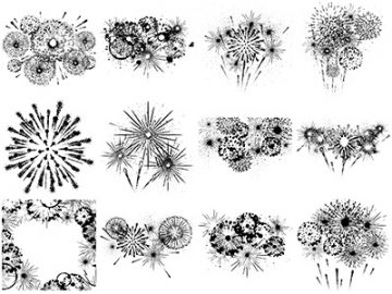 Formes ; Feux d’artifice (1) Formes Feux d'artifice (1)