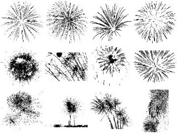 Formes ; Feux d’artifice (3) Formes Feux d'artifice (3)