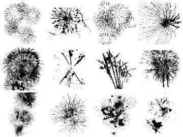 Formes ; Feux d’artifice (4) Formes Feux d'artifice (4)