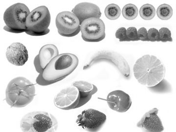 Pinceaux : Fruits (1) Pinceaux Fruits (01)