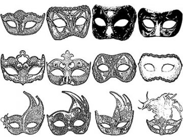 Formes Masques carnaval (2)