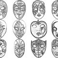 Formes Masques carnaval (3) Venise