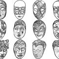 Formes Masques carnaval (4) Venise