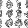 Formes Masques carnaval (6) Venise