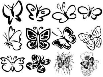 Formes : Papillons (1) Formes Papillons (1)