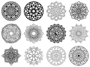 Formes : Rosaces (5) Formes Rosaces (5)