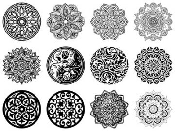 Formes : Rosaces (6) Formes Rosaces (6)