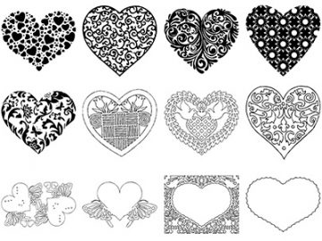 Formes : Saint-Valentin (3) Formes Saint-Valentin (3)