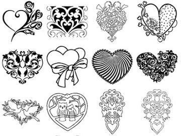 Formes : Saint-Valentin (4) Formes Saint-Valentin (4)