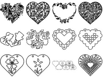 Formes : Saint-Valentin (6) Formes Saint-Valentin (6)