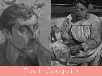Pinceaux Tableaux de peintres Paul Gauguin