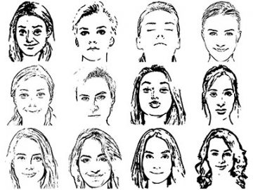 Formes : Visages (4) Formes Visages (4)