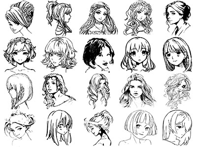 Formes Visages femmes (5)