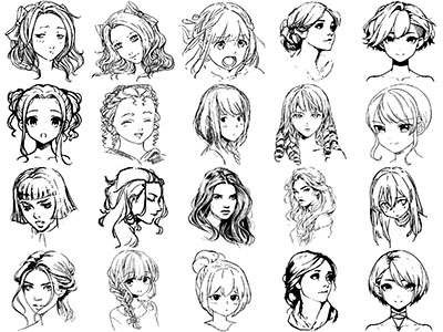 Formes Visages femmes (6)