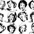 Formes Visages de Pin-Up par Gil Elvgren (1)