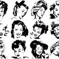 Formes Visages de Pin-Up par Gil Elvgren (2)