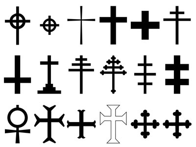 Formes personnalisées Croix médiévales (01)