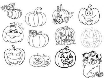 Formes Halloween citrouilles (02)