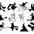 Formes Halloween sorcières (04)