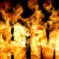 Lettres en flammes