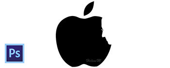 Logo Apple en vectoriel, en hommage à Steve Jobs