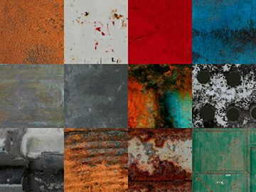 Motifs : Métal rouillé (2) Motifs Métal rouillé (2)