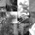 Motifs Abstrait (30) noir et blanc