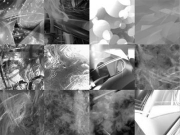 Motifs Abstrait (30) noir et blanc