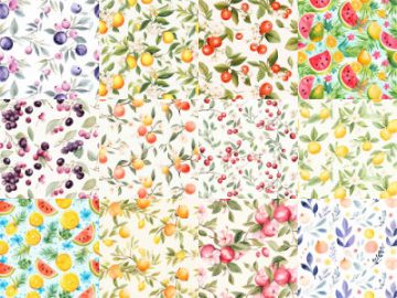 Motifs : Fruits (1) Motifs Fruits (1)