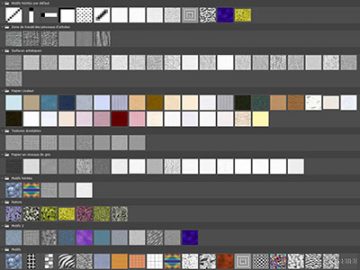 Motifs inclus dans Photoshop Motifs inclus dans Photoshop