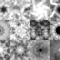 Motifs Kaleidoscope noir et blanc (01)