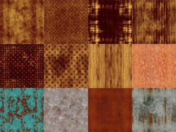 Motifs Métal rouillé (10)