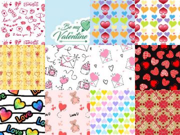 Motifs : Saint-Valentin (6) Motifs Saint-Valentin (6)