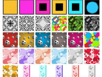 Motifs : variés (site Designerpie – 6) Motifs variés - Designerpie (06)