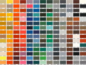 Couleurs RAL Classic : noms et codes des couleurs Noms et codes des couleurs RAL Classic