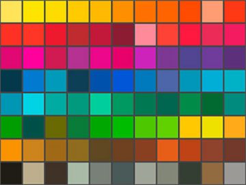 Nuancier HKS couleurs de base