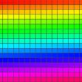 Nuancier HSL couleurs saturées