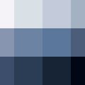 Nuancier Bleu ardoise