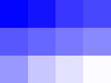 Nuancier : Bleu-Blanc Nuancier Bleu-Blanc