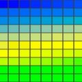 Nuancier Bleu-Jaune-Vert