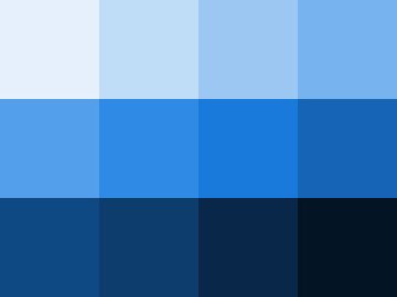 Nuancier : Bleu roi (1) Nuancier Bleu roi (1)